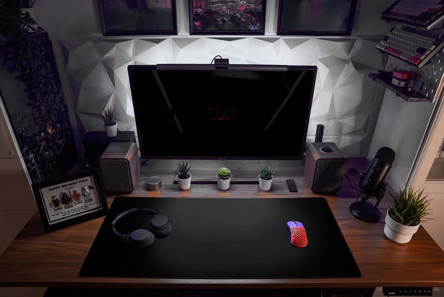 Stealth Black Mousepad XL